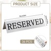 36 Pcs Metal Reserved Table Signs, Double Sided Reserved Seating