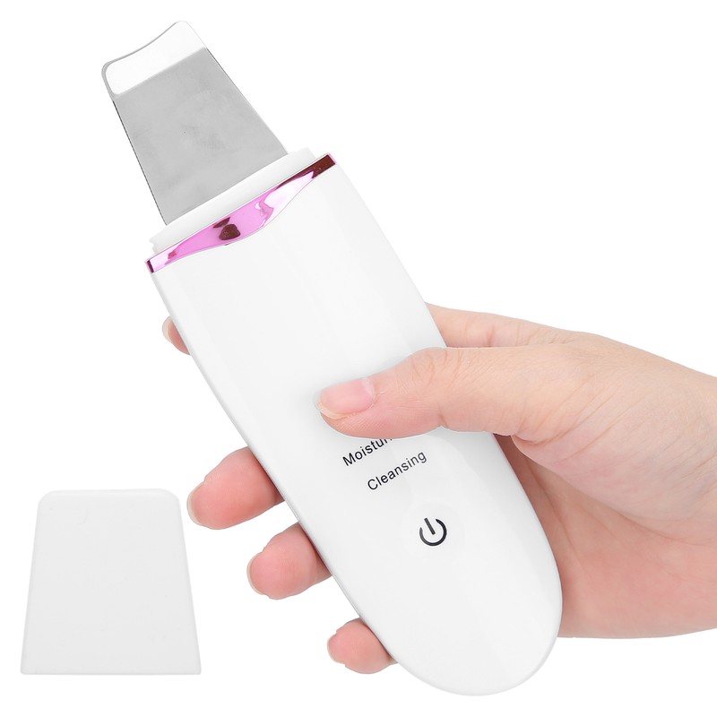 Ultrasonic Skin Scrubber Blackhead Removal Pore Cleaning Face Spatula for