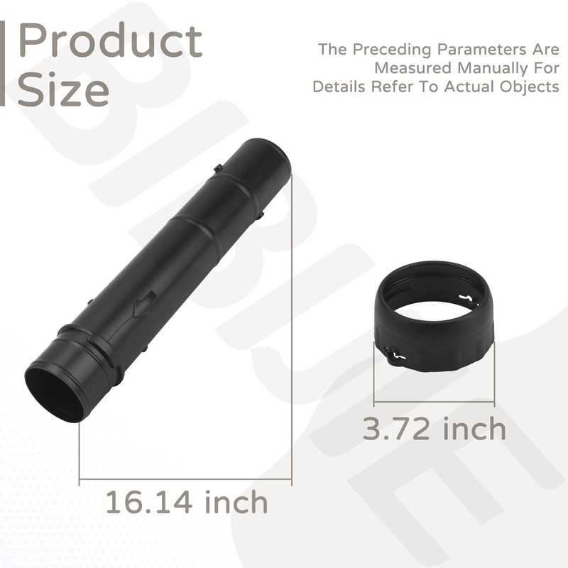 4241-760-8200 Leaf Blower Nozzle Tube with Lock Coupling Compatible with