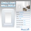 OhLectric Wall Shield - Unbreakable Plastic Wall shield - Single