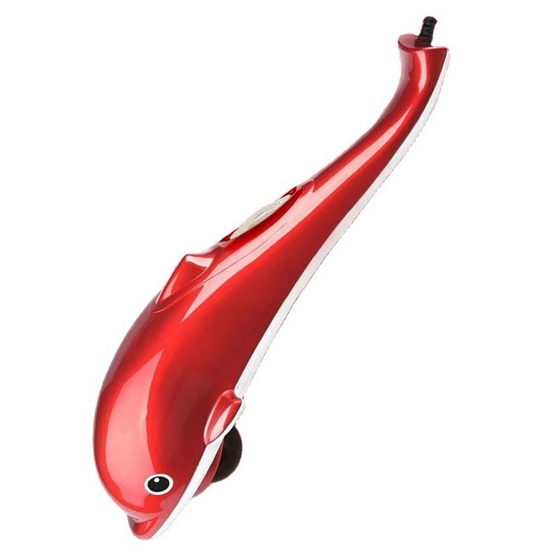 Deep Tissue Percussion Massager Dolphin Shape for Neck Shoulder Relieve