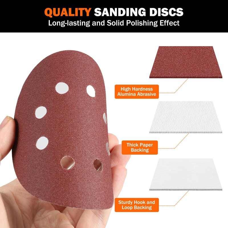 Avresecie 5 in Random Orbital Sander Replacement Pad for DeWalt