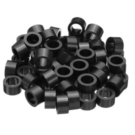 PATIKIL M12 Round Electrical Outlet ABS Spacers Washer, 60 Pcs 12.2mm ID, 18mm OD, 10mm Length Without Threaded,Switch and Receptacle Spacers Hardware for M12 Screws