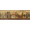 Chesapeake Wallpaper Border Country Houses and Trees