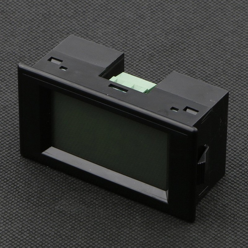 Blue LCD Panel Mount Meter Digital Voltmeter Display with case
