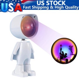 Night Light Rainbow Projection LED Lamp Photography Lighting Room Decoration