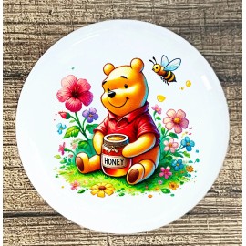 Kitchen WINNIE POOH COLORFUL BALLOONS WHITE CERAMIC KITCHEN CABINET DRESSER KNOB DECOR F