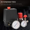 4-Hole 90-120PSI Pressure Switch Compressor Pressure Regulator Air Compressor for