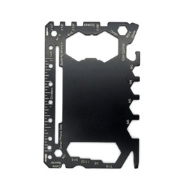 Toolcard 46 in 1 Card Multitool, Stainless Steel Wallet Card for Outdoor Camping, Wrenches, Screwdrivers