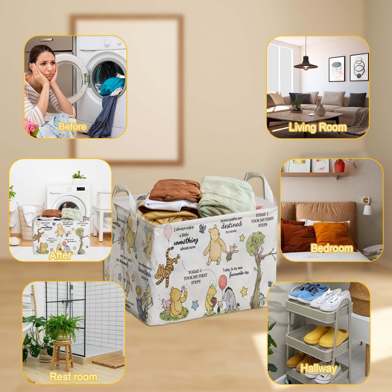 Winnie Storage Basket, The Pooh Nursery Baby Stuff, Winnie Nursery