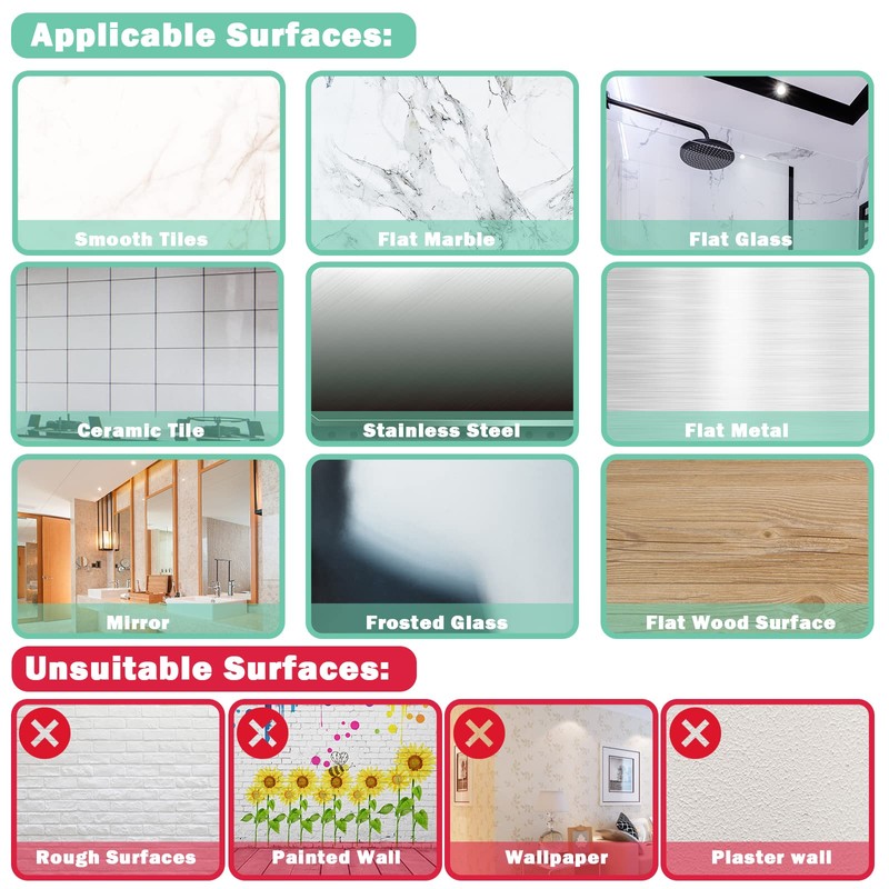 TONHTCAT Adhesive Hooks, Stick on Stainless Steel Towel Robe Razor