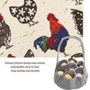 WEZCHUGHAOL Rustic Striped Egg Collecting Basket for Home and Garden