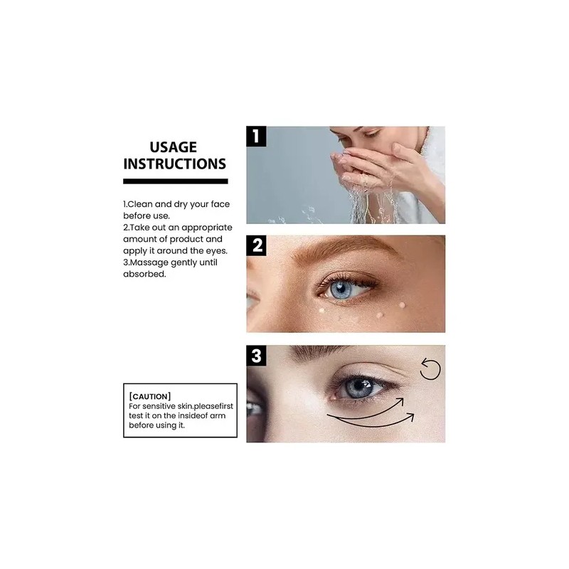 Crema Contorno Ojos | Desvanece Arrugas,bolsas + Reafirmante