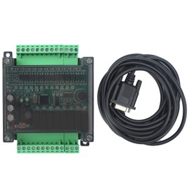 PLC Board Programmable Controller Industrial Control Module with DVP Cable 2N 1N 20MRBare Board With 485 Communication
