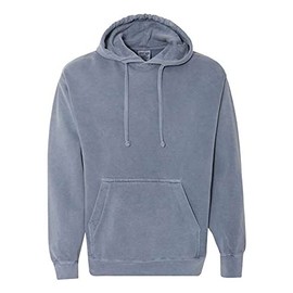 Comfort Colors Chouinard 1567 Adult Hooded Sweatshirt (Large, Blue Jean)