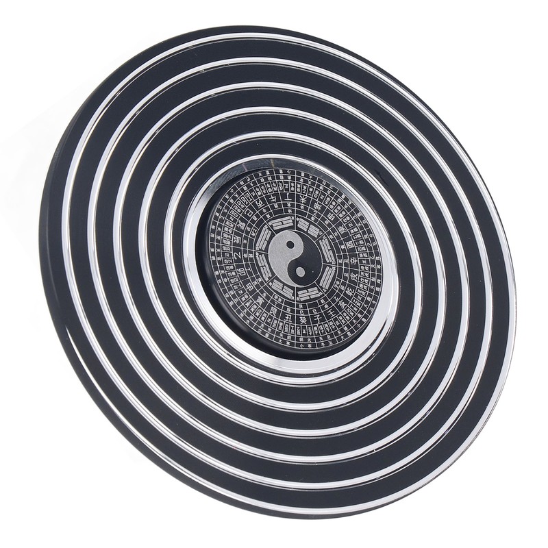 Metal Fingertip Rotation Toy Tai Ji Eight Trigram Compass Design