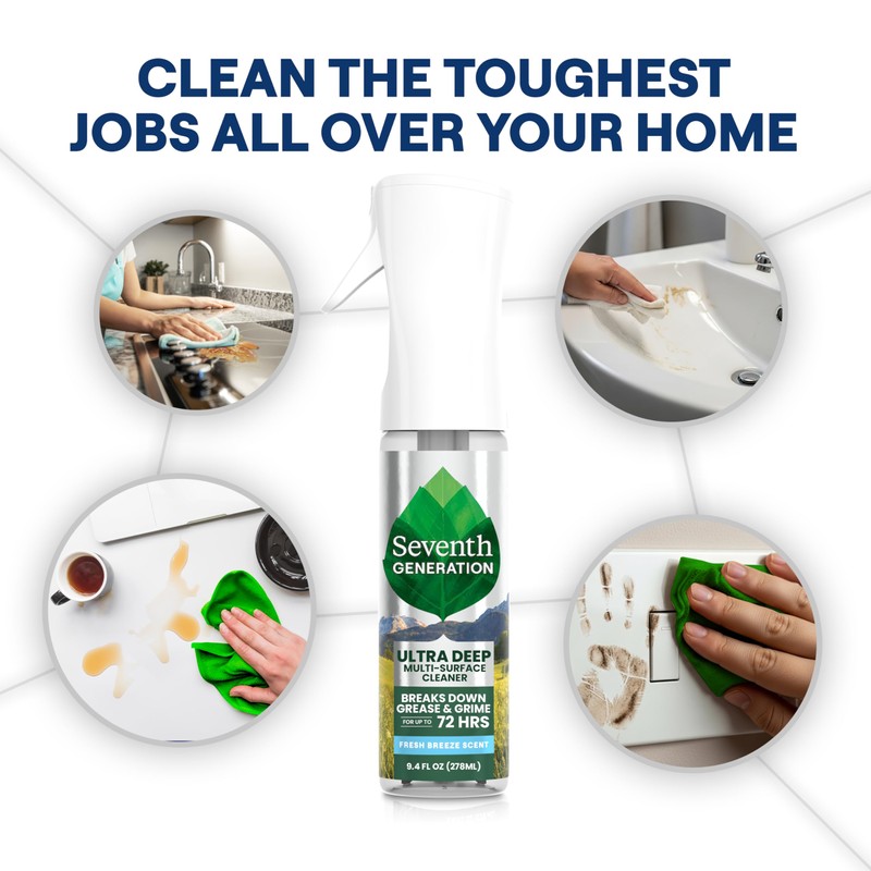 Seventh Generation Ultra Deep Probiotic Multi Surface Cleaner, 9.4 Fl