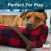 INDIPETS Bone Fetch & Chew Toy for Small Dogs: Durable,