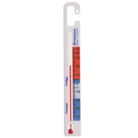 Brannan Vertical Fridge Freezer Thermometer- Can Be Used In Fridge Or Freezer With Recommended Temperature Zones