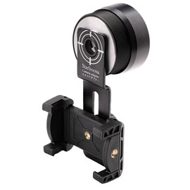 starboosa Smartphone Photo Adapter for Scopes – Capture Stunning Photos & Videos with Telescopes, Monoculars, Binoculars, and Spotting Scopes – Sleek Silver Design, Durable Aluminum Build