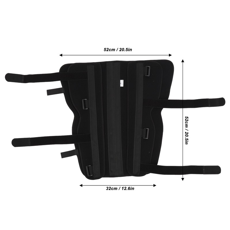 Knee Immobilizer Composite Fabric and Aluminum Alloy Adjustable 3 Panels