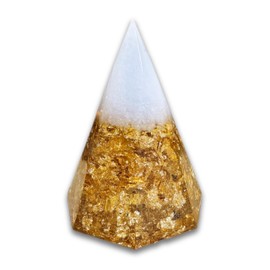 High Salt No Replacement Required Crystal Salt Orgonite Feng Shui Goods Rock Salt Coarse Salt Shinto Buddhist Articles (Clear) (Gold)