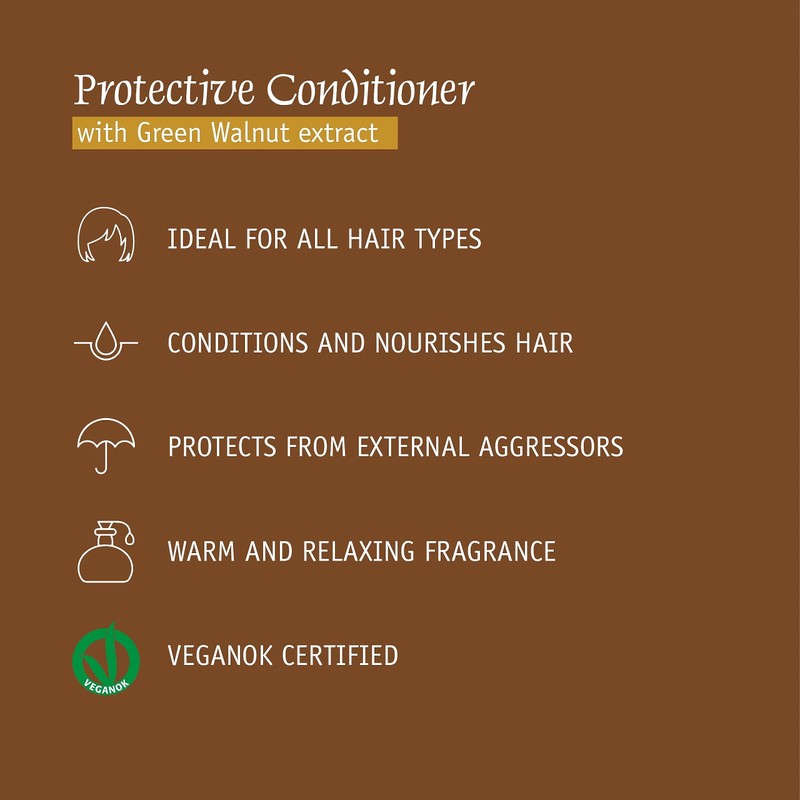 Prija Vegan Conditioner 380 ml with Green Walnut Extract, Creamy