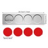 Chengu 3 Pieces Stainless Steel Wall Plate Base Wall Mounted
