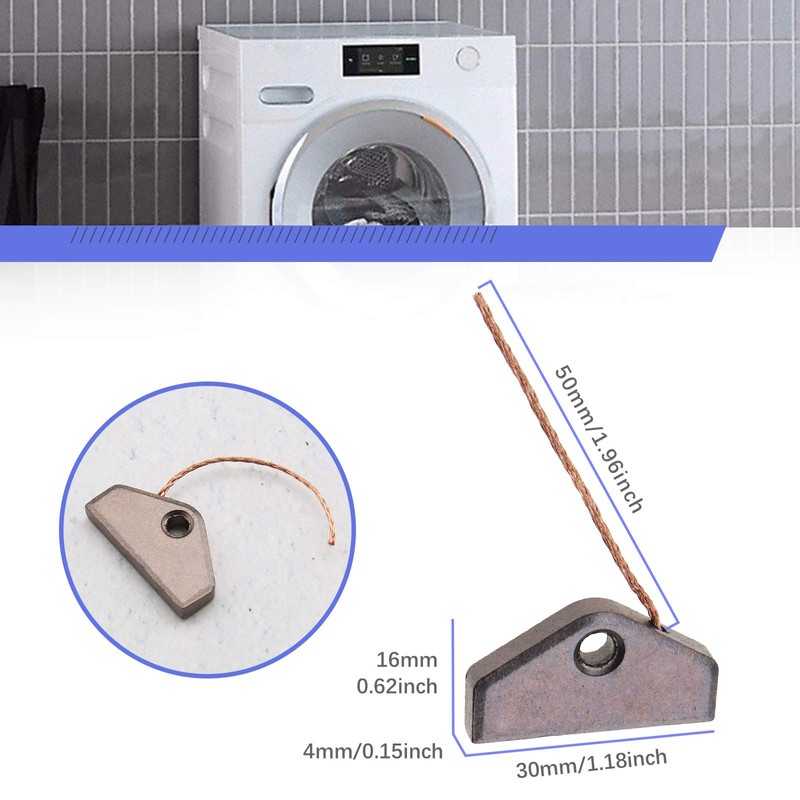 Micro Traders Carbon Brushes Copper-containing 5153702 4490382 6597490 5007 30x16x4mm
