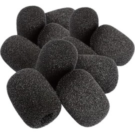 10 Pcs Black for Parrott B350 Foam Replacement for BlueParrott B450 B550 C400 S450 B250 B350 Headset Windscreen Mic Cover Pop Filters