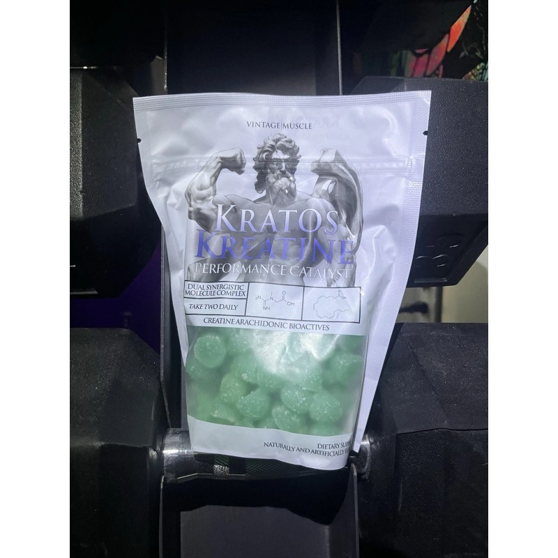 Vintage Muscle Kratos Micronized Creatine Gummy’s W/Arachidonic Acid By Vintage