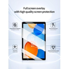 Screen Protector for ApoloSign EP103A Android 14 Tablet 10.1" Touch Screen Tablets,UYRUREL Anti-Scratch 9H Hardness Touch Sensitive 2.5D Rounded Edges Bubble Free Easy to Install,2 Pack.
