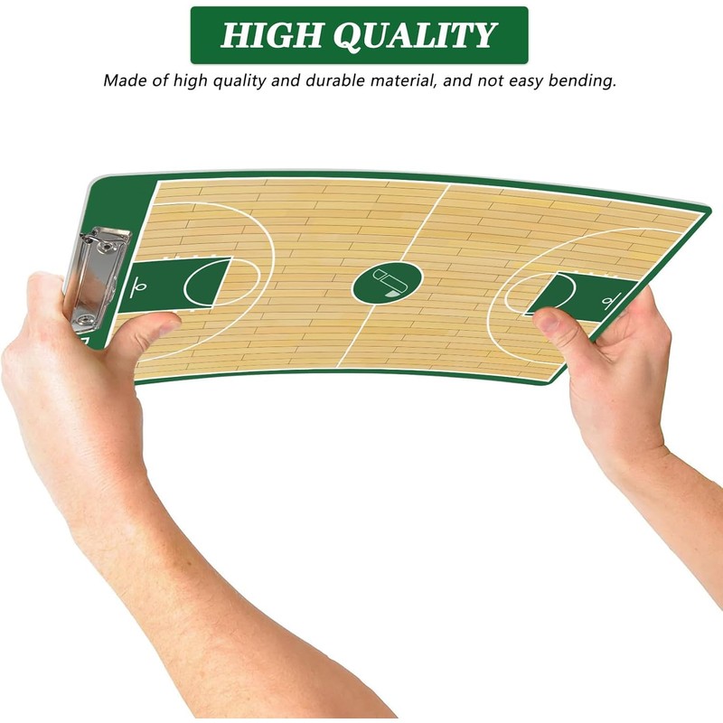 JIESENG Dry Erase Coaching Board for Premium Basketball Tactics,Green