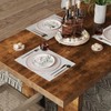Auromie 71" Rustic Dining Table for 8, Farmhouse Dinner Table
