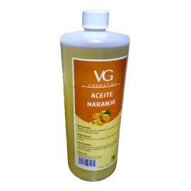 VGCOSMETICS Aceite Masajes Naranja   Corporal Spa Profesional 1 Litro