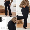 Wrinkle-Free Stretch Dress Pants Plus Size for Women Pull-on Pant