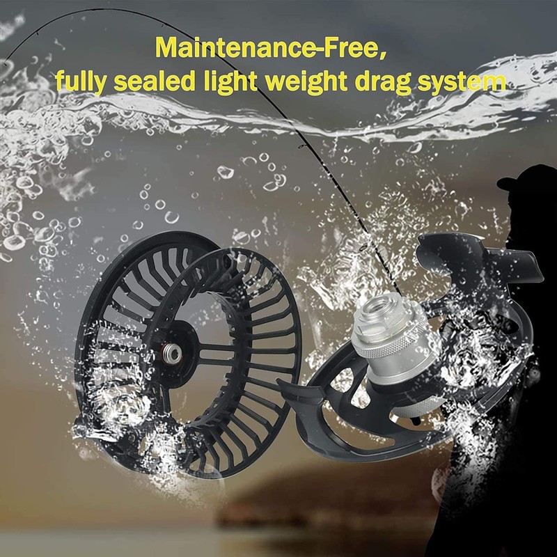 Maximumcatch Gauze Trout Super Light Fly Fishing Reel, 4/5 6/7wt,