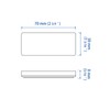 MFC PRO White 2.8 x 1.2 inches (70 x 30