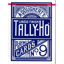 Tally Ho Fan Blue Back Playing Cards