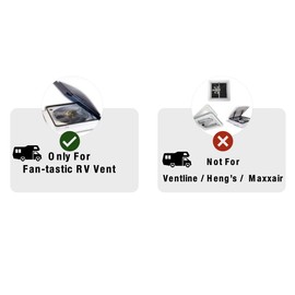 Rv Vent Motor Replacement kit Fan Blade Kit Assembly Only for Fantastic Fan with Screen