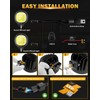 Auxbeam 4In 90W Round Led Offroad Lights, 2PCS 9000LM Led