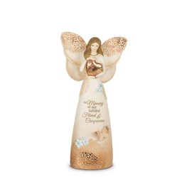Pavilion Gift Company 19046 Light Your Way Memorial Faithful Friend Angel Figurine, 7-1/2-Inch