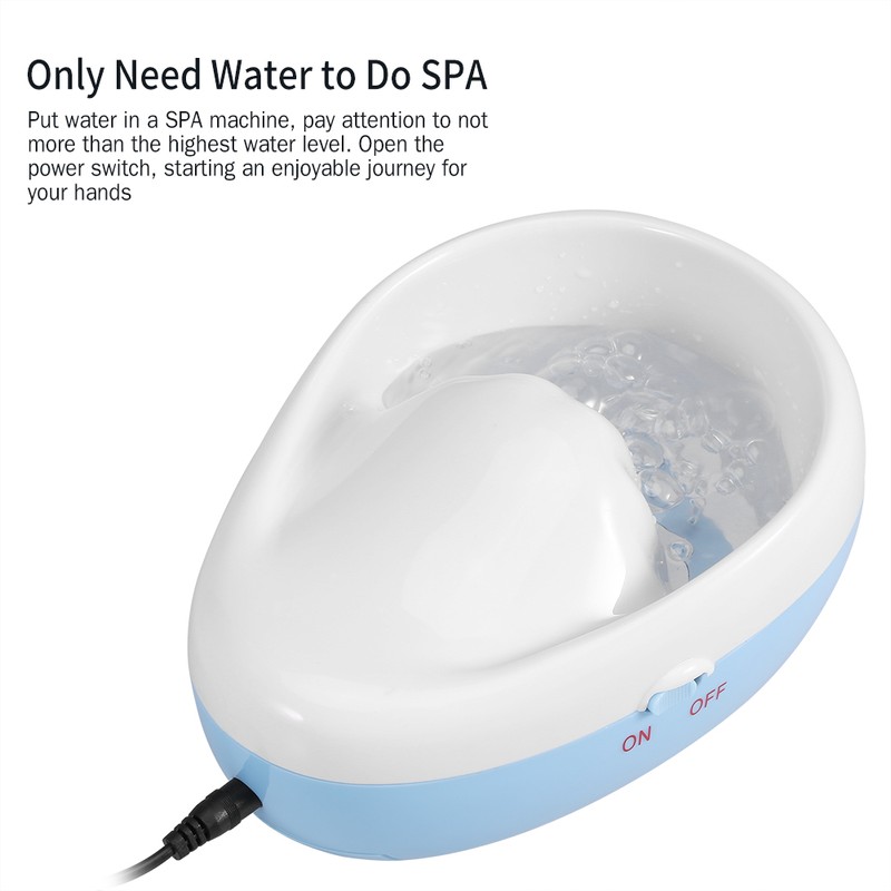 Nail Bubble Massage Jet Spa Bowl Nail Polish Remover Dead