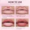 12Pcs Lip Liner and Lipstick Set, 6 Velvety Matte Liquid