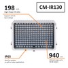 CMVision IR130-940 CMVision 940nm Invisible Wide Angle 198pc High Power