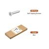 DTGN 100Pcs #8x1" Flat Head Wood Screws, 304 Stainless Steel