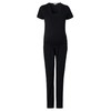 Noppies Lemay Women's Jumpsuit Nursing Short Sleeve Overalls, black
