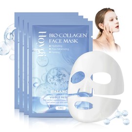 Allony Biodance Bio-Collagen Real Deep Mask, Bio Collagen Mask, Biodance Collagen Mask Overnight, Tiefenwirksame Feuchtigkeitsversorgung, Lifting und Anti-Falten(4PCS)