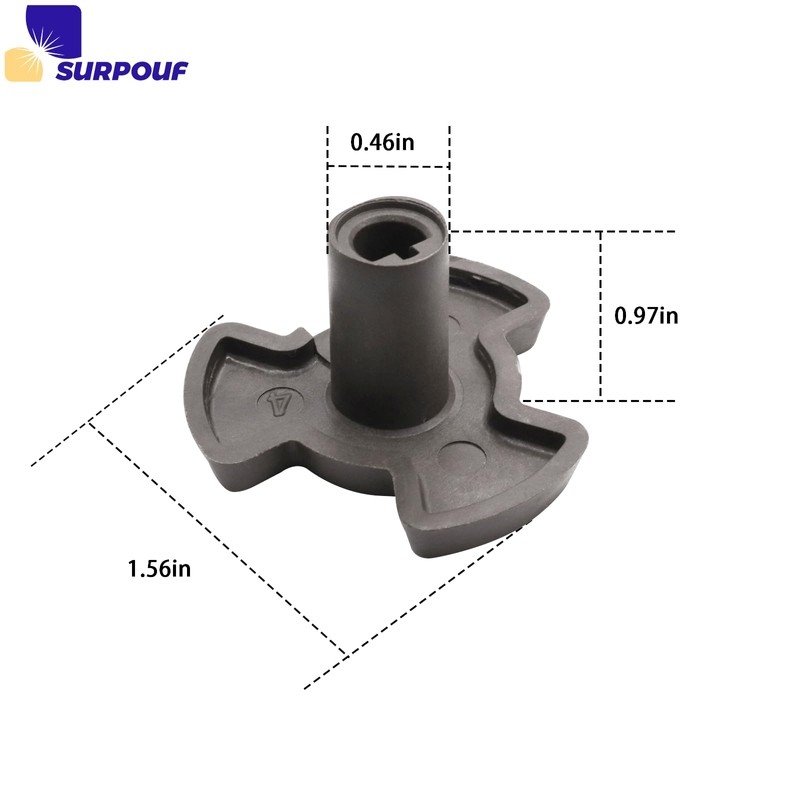WB06X10144 Turntable Motor Coupler Fits for GE Microwaves Replaces Part