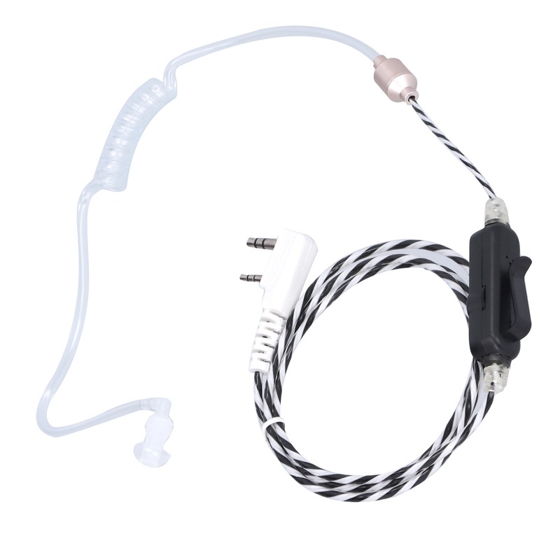 Walkie Talkie Earphone Adjustable Volume Acoustic Tube KHead for BaoFeng